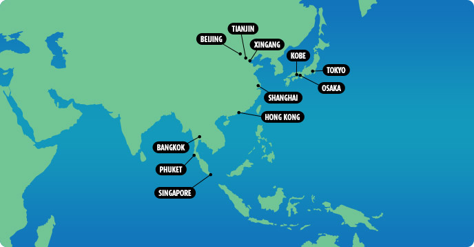 Cruises from Asia
