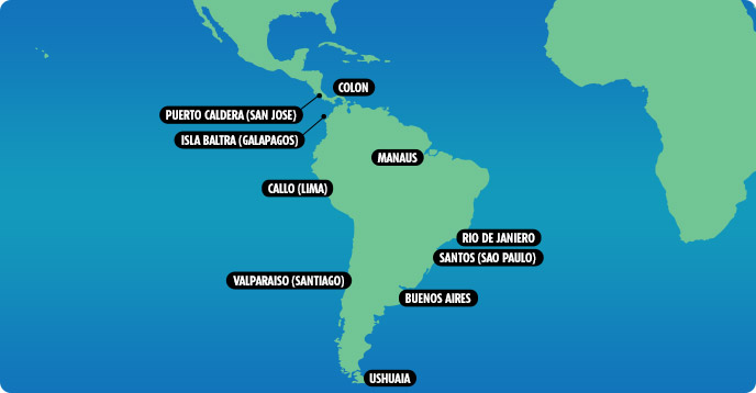 Cruises from Latin America